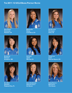 the 2011-12 ucla bruins portrait roster