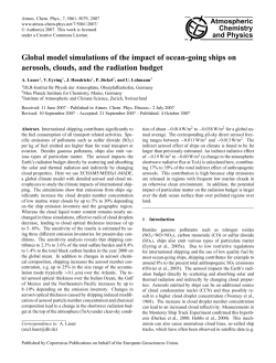 Global model simulations of the impact of ocean