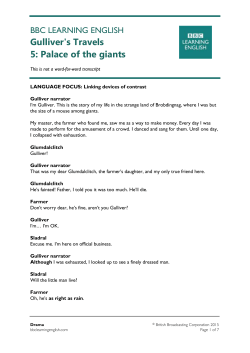 Drama: Gulliver`s Travels