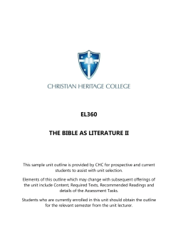 el360 the bible as literature ii