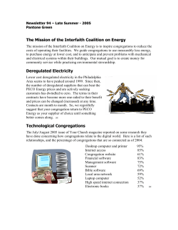 Newsletter 94 - Interfaith Coalition on Energy