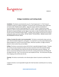 Bridges Installation and Cutting Guide