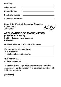 (Linked Pair Pilot) Modified question paper Unit 02