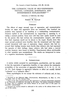 The Journal o] Social Psychology, 1975, 97, 195-208