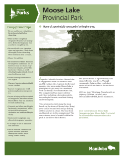 Moose Lake Provincial Park