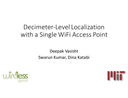 Decimeter-Level Localization with a Single WiFi Access Point