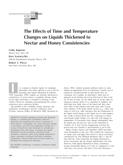 The Effects of Time and Temperature Changes on Liquids