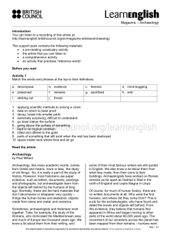 Print article and do activities on paper