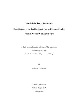 Namibia in Transformation