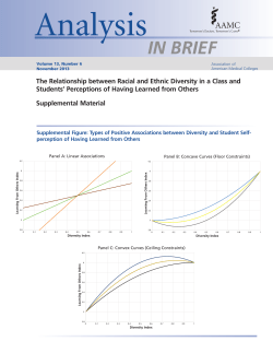 November 2013 Analysis in Brief - Supplemental Information