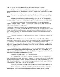 Jul 27, 2015 - Grady County