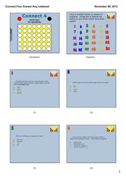 Connect Four Answer Key.notebook