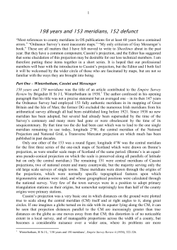 198 years and 153 meridians, 152 defunct