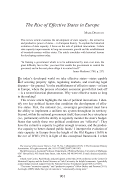 The Rise of Effective States in Europe