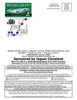 Sponsored by Jaguar Cleveland