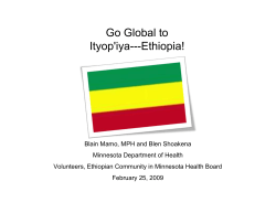 Go Global to Ityop`iya - Ethiopia