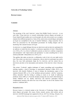 Rowena Lennox - Australasian Association of Writing Programs