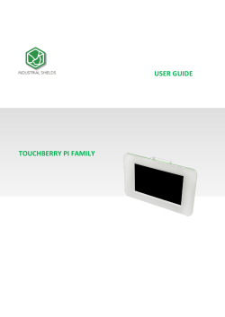 user guide touchberry pi family