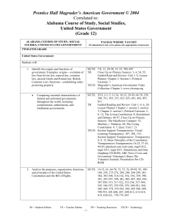 Prentice Hall Magruder`s American Government