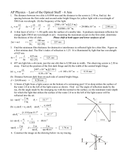 Optic Homework 6 Ans