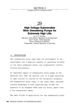 High Voltage Submersible Mine Dewatering Pumps for Extremely