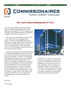 The John Cabot Building-Site # 4123