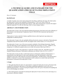 a technical guide and standard for the qualification and use of water