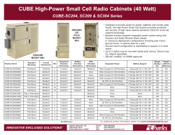 CUBE SC High-Power 40W Ordering Guide