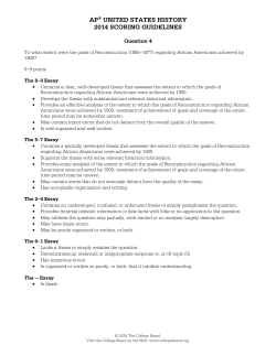 ap&reg; united states history 2014 scoring guidelines