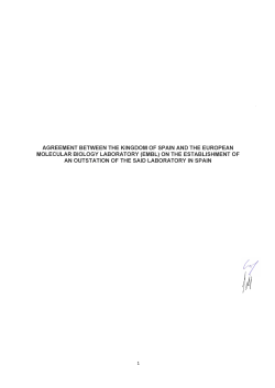agreement between the kingdom of spain and the