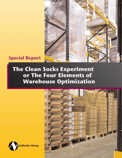 The Clean Socks Experiment or The Four Elements of Warehouse