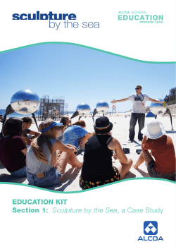 EDUCATION KIT Section 1: Sculpture by the Sea, a Case Study