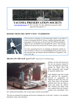 April 2016 - Tacoma Preservation Society