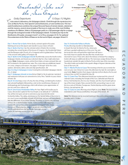 Enchanted Isles and the Inca Empire