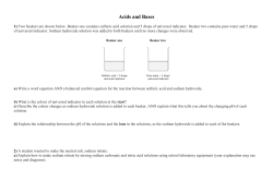 Acids and Bases - Chemical Minds