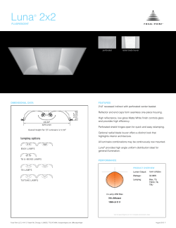 Luna&reg; 2x2 - Focal Point Lights