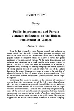 Public Imprisonment and Private Violence