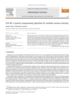 G3P-MI: A genetic programming algorithm for multiple instance