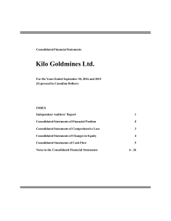 Audited Annual Financial Statements for the Year