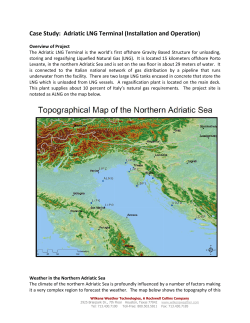 Adriatic LNG Terminal - Wilkens Weather Technologies