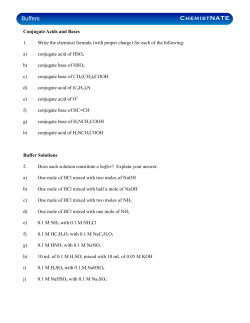 Buffers - Questions + Answers