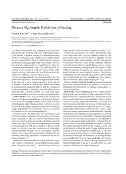 Florence Nightingale: The Mother of Nursing