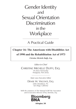 Gender Identity Ch. 16