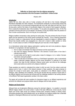 Social Action and Social Justice