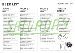 saturday beer list - Indy Man Beer Con