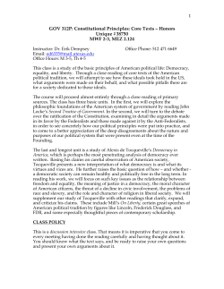 syllabus - UT College of Liberal Arts