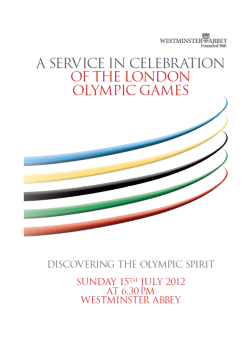The Order of Service