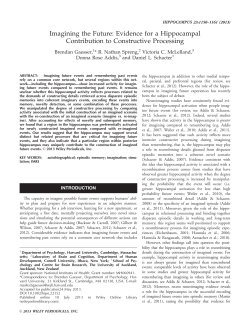 Imagining the future - Nathan Spreng