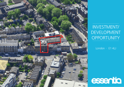 investment/ development opportunity - Essentia