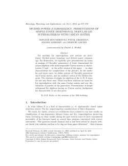 DIVIDED POWER (CO)HOMOLOGY